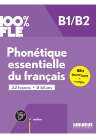 100% FLE Phonetique essentielle du francais B1/B2 + zawartość online ed. 2023 - Civilisation progressive du francais niveau avance książka + CD audio B2-C1 ed.2021 - Nowela - - 