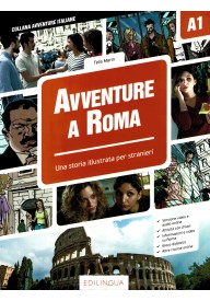 Avventure A Roma A1 - Storia illustrata per studenti d'italiano - Ripetere per piacere. Repetytorium leksykalne z języka włoskiego A2-B1. oprawa miękka - Nowela - egzamin maturalny - 