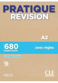 Pratique Revision A2 podręcznik + klucz - Orthographe progressive du francais interm corriges + CD audio - - 