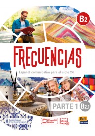 Frecuencias B2.1 parte 1 podręcznik do hiszpańskiego. Młodzież liceum i technikum. Dorośli. Szkoły językowe. - Etapas 3 podręcznik + ćwiczenia + CD audio - Nowela - Książki i podręczniki - język hiszpański - 