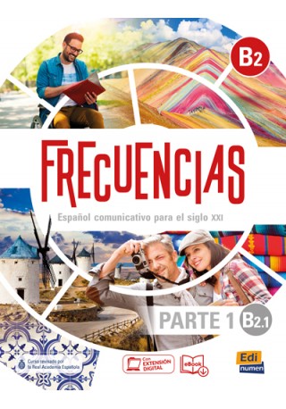 Frecuencias B2.1 parte 1 podręcznik do hiszpańskiego. Młodzież liceum i technikum. Dorośli. Szkoły językowe. - Książki i podręczniki - język hiszpański