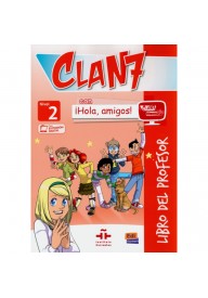 Clan 7 con Hola amigos 2 przewodnik metodyczny - Podręczniki do języka hiszpańskiego - szkoła podstawowa - Księgarnia internetowa - Nowela - - Do nauki języka hiszpańskiego