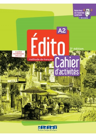 Edito A2 ćwiczenia + wersja cyfrowa + zawartość online ed. 2022 - Książki i podręczniki - język francuski