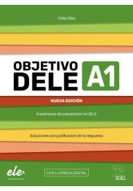 Objetivo DELE A1 Nueva Edicion 2024 + zawartość online - Etapas 13 podręcznik + ćwiczenia + CD audio - Nowela - Książki i podręczniki - język hiszpański - 