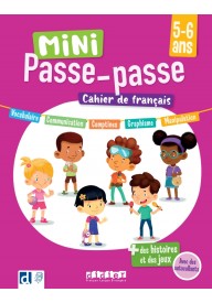 Mini Passe-Passe ćwiczenia 5-6 lat Vocabulaire Communication Comptines Graphisme + zawartość online - Vocabulaire en dialogues Niveau debutant A1/A2 + zawartość online - Nowela - Książki i podręczniki - język francuski - 