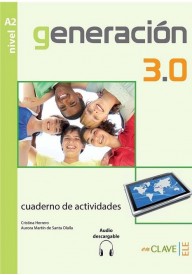 Generacion 3.0 A2 ćwiczenia - Książki i podręczniki do nauki języka hiszpańskiego - Księgarnia internetowa (70) - Nowela - - Książki i podręczniki - język hiszpański
