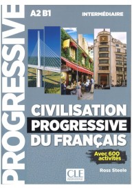 Civilisation progressive du francais intermediaire + CD MP3 A2 B1 2ed - Historia - Nowela - - 