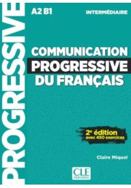 Communication progressive intermediaire A2 B1 + audio online							- Materiały do nauki języka francuskiego - Księgarnia internetowa - Nowela - 
												 - 