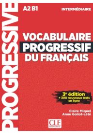 Vocabulaire progressif intermediare livre + audio online 3 Edycja A2 B1 - Bescherelle Le vocabulaire pour tous - - 