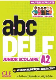 ABC DELF junior scolaire A2 + wersja numeryczna - CLE International - Nowela - - 