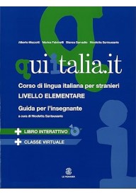 Qui Italia.it livello elementare przewodnik metodyczny