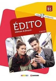 Edito B1 2ed podręcznik + płyta DVD (wyd. 2018) - Edito B1 podręcznik + CD audio + DVD (wyd.2013) - Nowela - Do nauki języka francuskiego - 