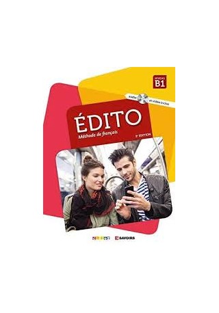Edito B1 2ed podręcznik + płyta DVD (wyd. 2018) - Do nauki języka francuskiego