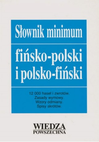 Słownik minimum fińsko-polski polsko-fiński 