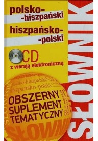 Słownik polsko-hiszpański vv + CD ROM - Słowniki hiszpańskie z wymową i zdaniami tematyczne - Księgarnia internetowa - Nowela - - 