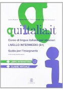 Qui Italia.it livello intermedio B1 przewodnik metodyczny + DVD + CD MP3