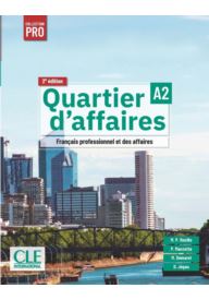 Quartier d'affaires 2 edycja podręcznik poziom A2 - Ekonomia - książki po francusku - Księgarnia internetowa - Nowela - - 