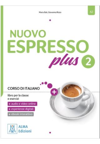 Nuovo Espresso Plus 2 podręcznik + ćwiczenia - Do nauki języka włoskiego