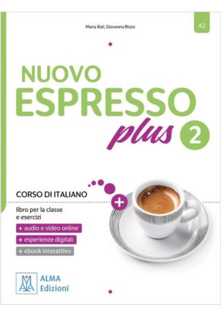 Nuovo Espresso Plus 2 podręcznik + ćwiczenia + wersja cyfrowa - Książki i podręczniki - język włoski