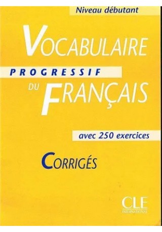 Vocabulaire progressif debutant klucz 