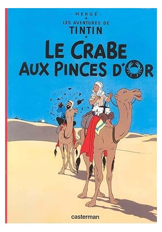Tintin le Crabe aux Pinces d'or 