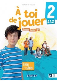 A toi de jouer 2 A1.2 podręcznik z ćwiczeniami + audio online - Dzieci - Język francuski - Podręczniki - Szkoły językowe - Nowela - - Do nauki francuskiego dla dzieci.