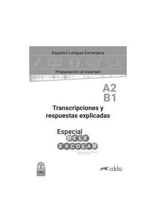 Especial DELE escolar A2-B1 klucz 