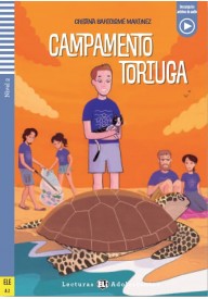 CAMPAMENTO TORTUGA - Książki po hiszpańsku do nauki języka - Księgarnia internetowa - Nowela - - 