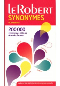 Dictionnaire synonymes et nuances poche - Le Robert - Słowniki - Francuski (3) - Nowela - - 