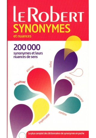 Dictionnaire synonymes et nuances poche 