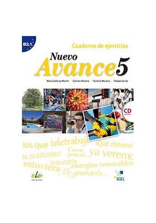 Nuevo Avance 5 ćwiczenia + CD audio - Do nauki języka hiszpańskiego