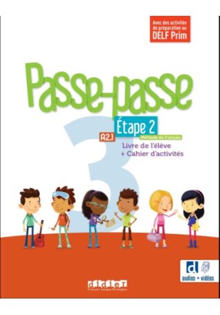 Passe-passe 3 A2.1 Etap 2 – podręcznik + ćwiczenia + didierfle.app 