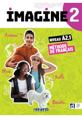 Imagine 2 A2.1 podręcznik + didierfle.app - Do nauki języka francuskiego