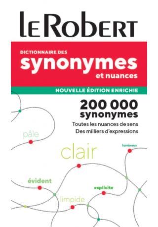 Dictionnaire synonymes et nuances poche 