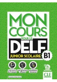 MON COURS pour le DELF - Niveau B1 junior scolaire książka + audio do pobrania - Nowe produkty - Nowela - - 