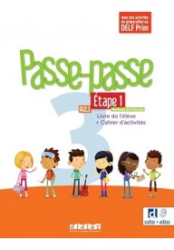 Passe-Passe 3 etape 1 podręcznik + ćwiczenia + audio online A2.1 - Kursy języka francuskiego dla dzieci, młodzieży i dorosłych - Księgarnia internetowa - Nowela - - Do nauki języka francuskiego