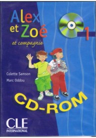 Alex et Zoe 1 płyta CD ROM - Seria Alex et Zoe Plus | Francuski Szkoła podstawowa klasa 1-3 (2) - Nowela - - Do nauki języka francuskiego