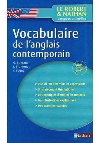 Vocabulaire de l'anglais contemporain Vocabulaire de l'anglais contemporain