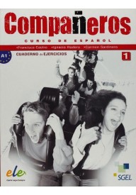 Companeros 1 ćwiczenia - Companeros 3 podręcznik + 2 CD Audio - Nowela - Do nauki języka hiszpańskiego - 