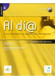 Al dia intermedio ćwiczenia + CD audio - Al dia superior ejercicios + CD audio - Nowela - Do nauki języka hiszpańskiego - 