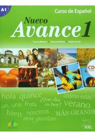 Nuevo Avance 1 podręcznik + CD audio - Nuevo Avance 6 ćwiczenia + płyta CD audio - Nowela - Do nauki języka hiszpańskiego - 