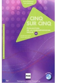 Cinq sur Cinq A2 + CD - DELF junior scolaire A1 książka+klucz+transkrypcja+CD audio - Nowela - - 