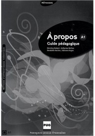 A propos A1 przewodnik metodyczny - A propos A1 podręcznik + CD - Nowela - Do nauki języka francuskiego - 