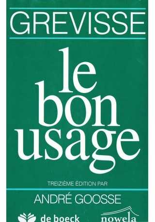 Bon usage 13e edition 
