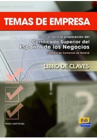 Temas de empresa klucz - Podręczniki do nauki języka hiszpańskiego dla młodzieży i dorosłych - Nowela - - Do nauki języka hiszpańskiego