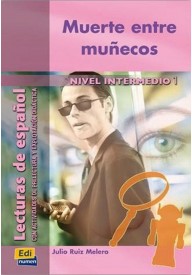 Muerte entre munecos książka intermedio - Książki i podręczniki do nauki języka hiszpańskiego w liceum, technikum - Nowela (5) - Nowela - - Do nauki języka hiszpańskiego