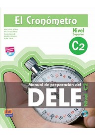 Cronometro nivel C2 książka - Crono DELE A2 klucz + zawartość online - - 