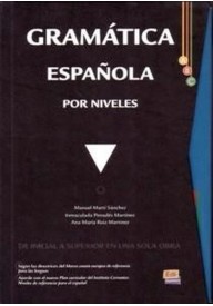 Gramatica espanola por niveles - Gramatica explicada para niveles intermedios książka + klucz - Nowela - - 