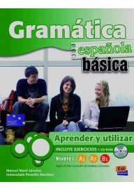 Gramatica espanola basica niveles A1-B1 + CD ROM - Książki i podręczniki do nauki języka hiszpańskiego w liceum, technikum - Nowela (5) - Nowela - - Do nauki języka hiszpańskiego