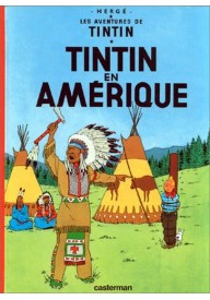 Tintin en Amerique - Komiksy francuskie dla dzieci - Księgarnia internetowa - Nowela - - 